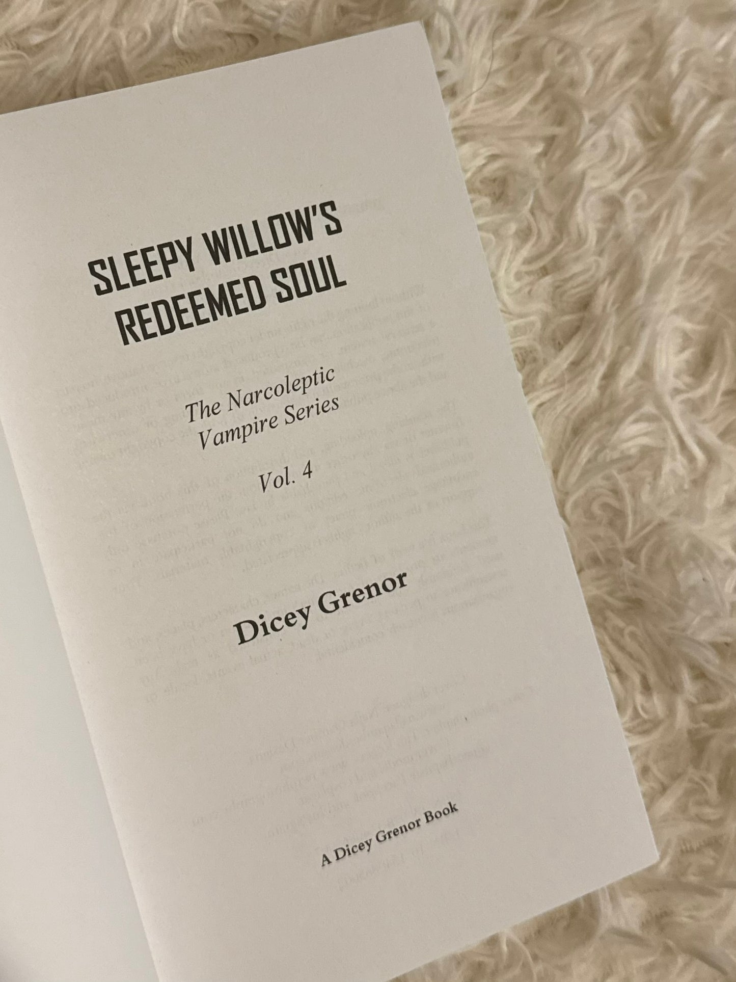 Sleepy Willow's Redeemed Soul (The Narcoleptic Vampire Series Book 4)