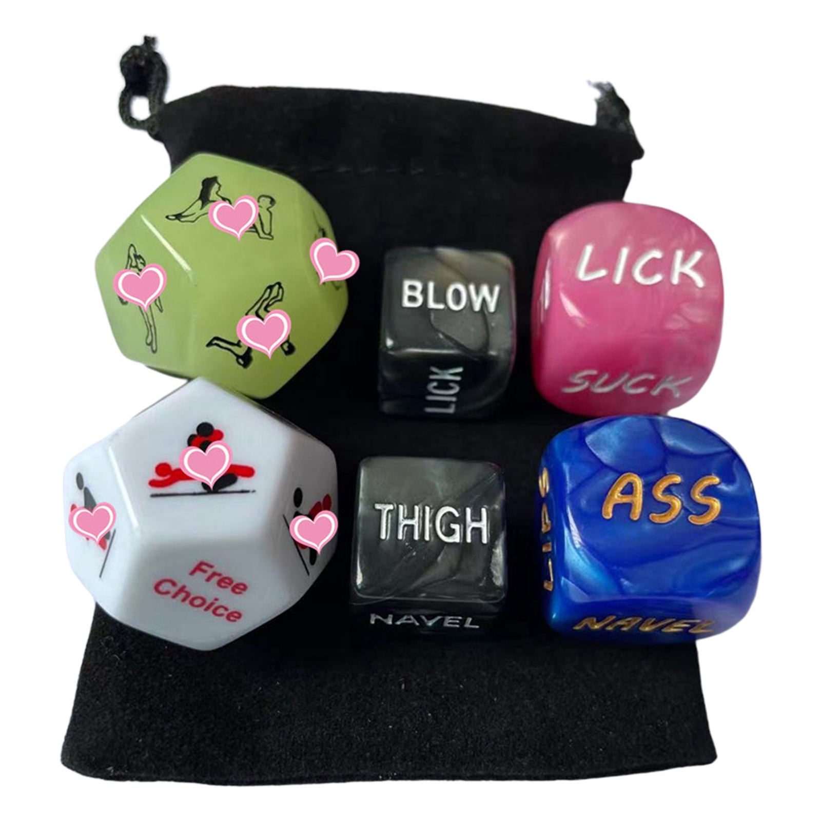 6pcs Sex Play Dice Fun – Spicy Dicey Store