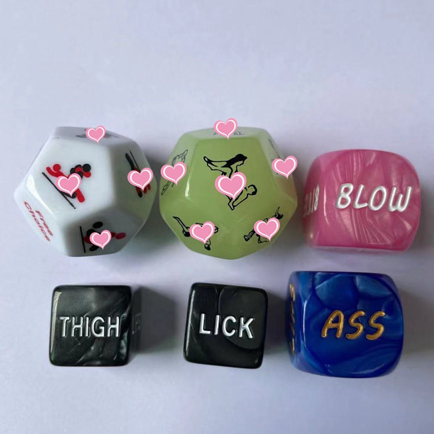 6pcs Sex Play Dice Fun