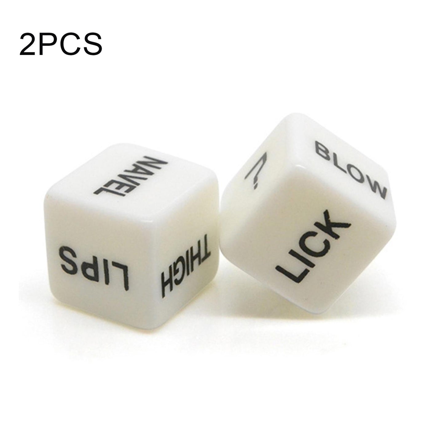 1 Pair Glow In the Dark Love Dice