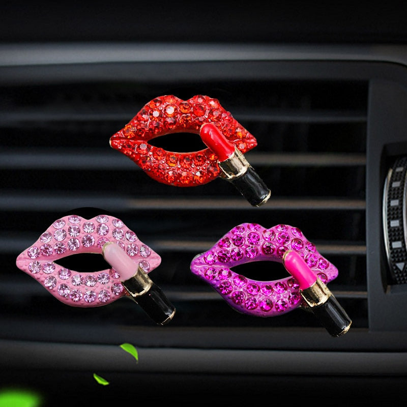 Red Lips Car Aromatherapy Clips