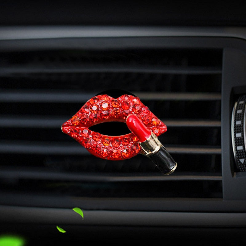 Red Lips Car Aromatherapy Clips